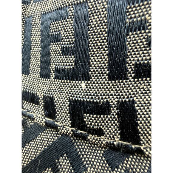 Fendi FF Dark Blue Jacquard Bucket Hat No Size Tag